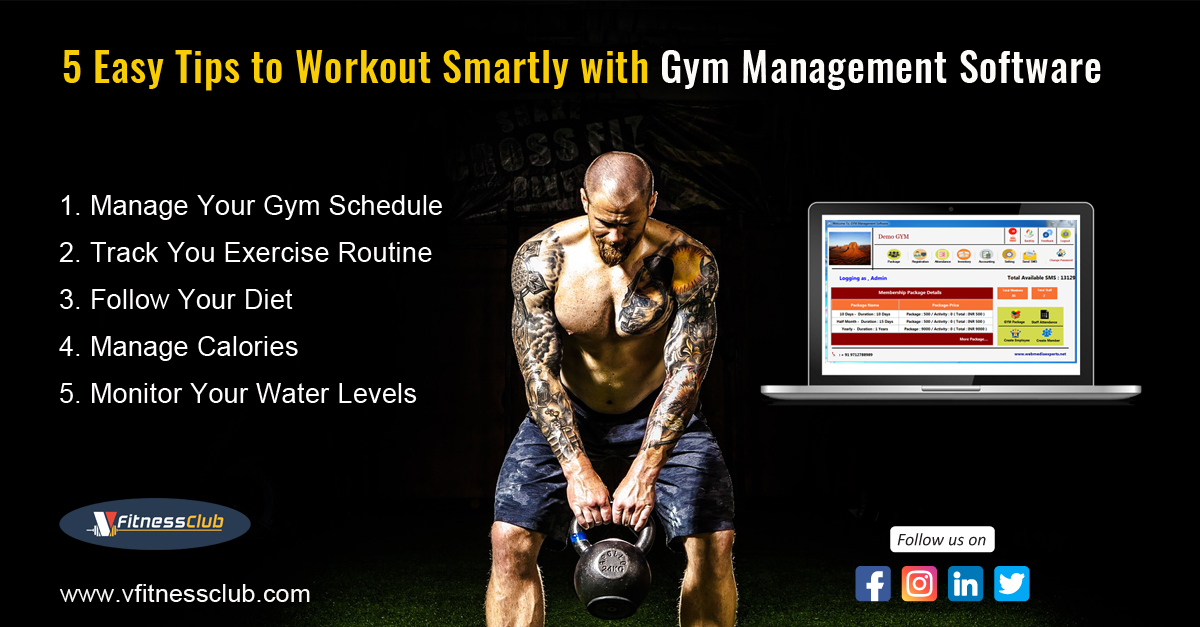 5 easy tips to workout smartly with gym management software
