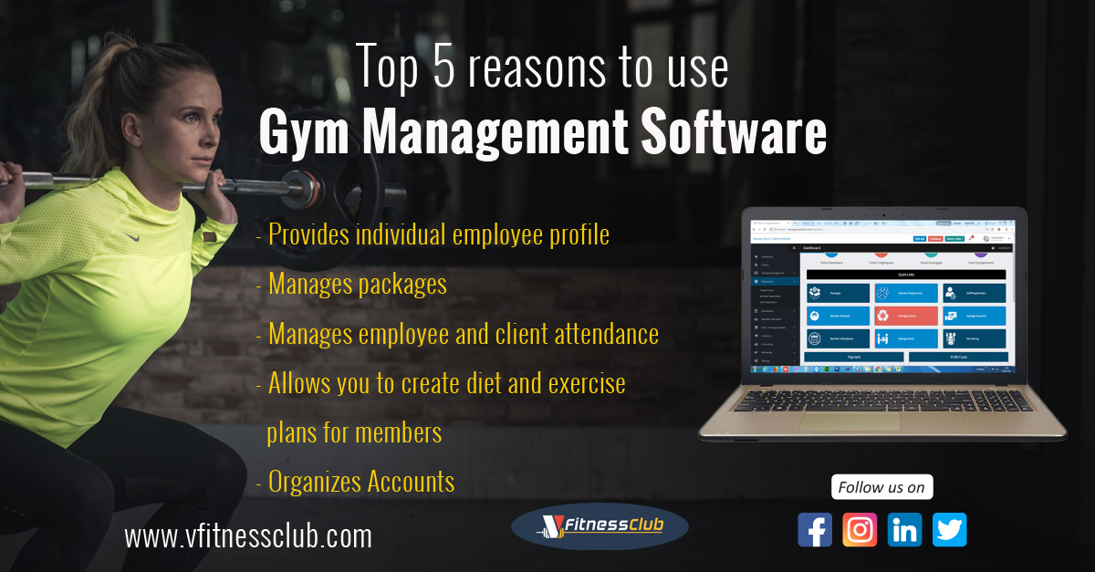 Top 5 Reasons to Use Gym Management Software
